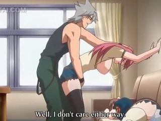 Pink haired anime seductress künti fucked against the